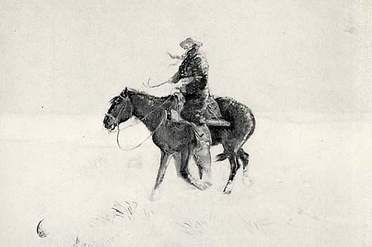 The Line Rider, (painting) — Charles Marion Russell