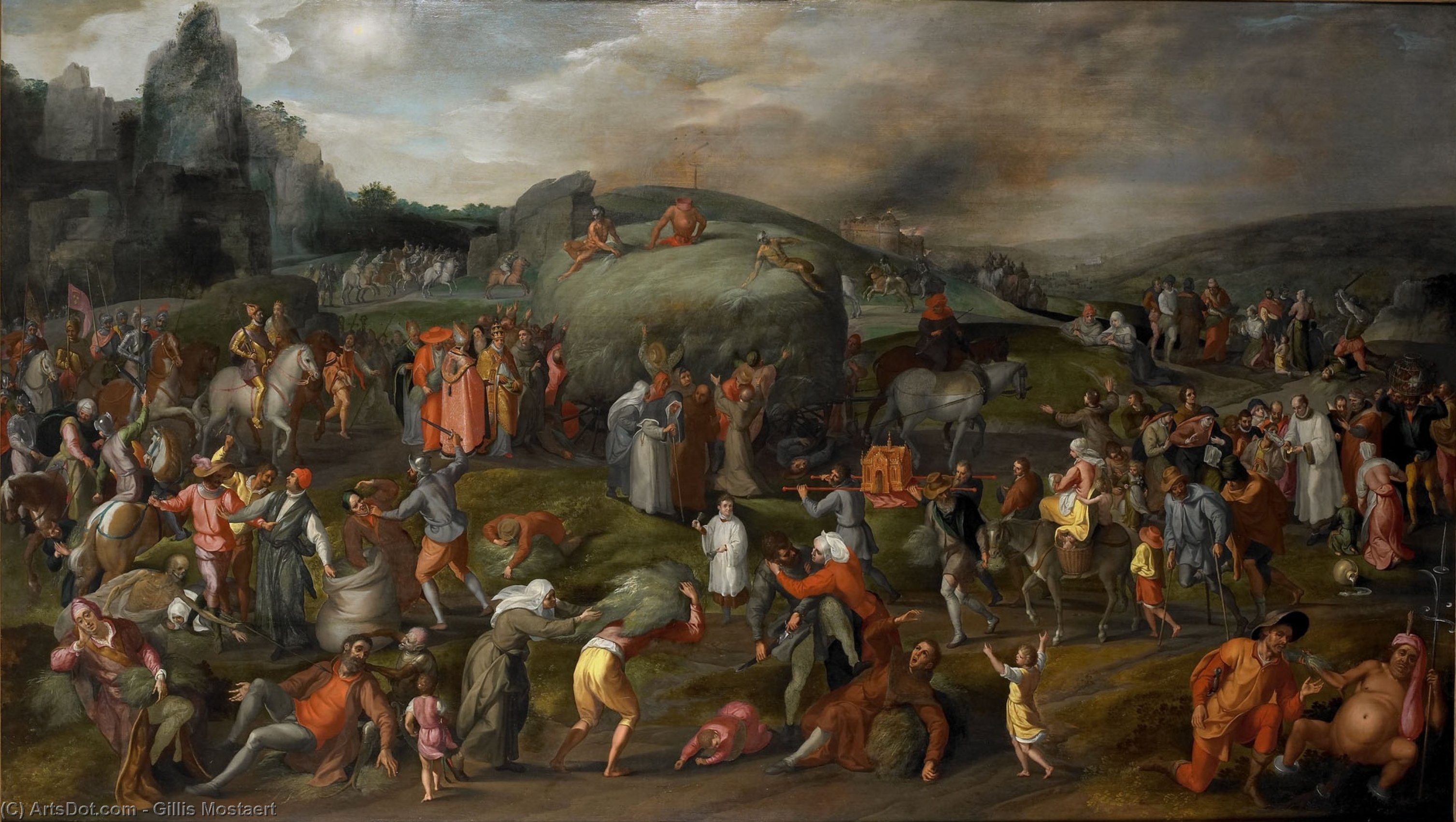 Allegory On Worldly And Ecclesiastical Abuses. — Gillis Mostaert