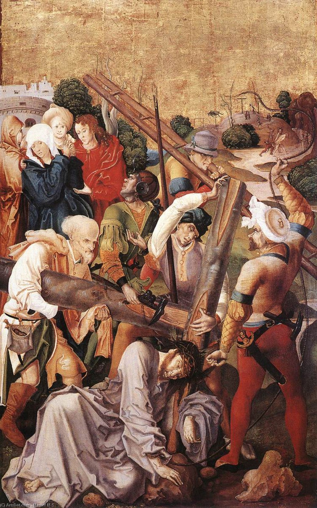 Christ Carrying The Cross — Master M S
