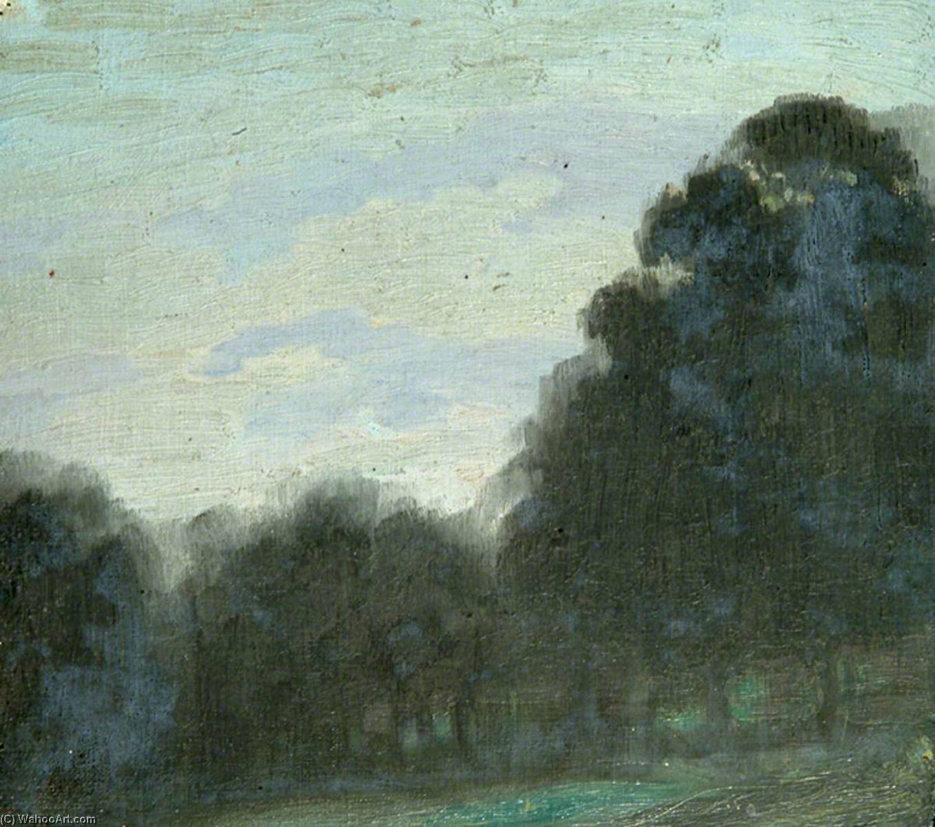 Dark Trees And Blue Sky — Sidney Herbert Sime