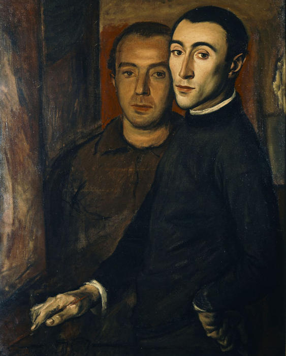 Self Portrait With Nikos Nikolaou — Јанис Моралис