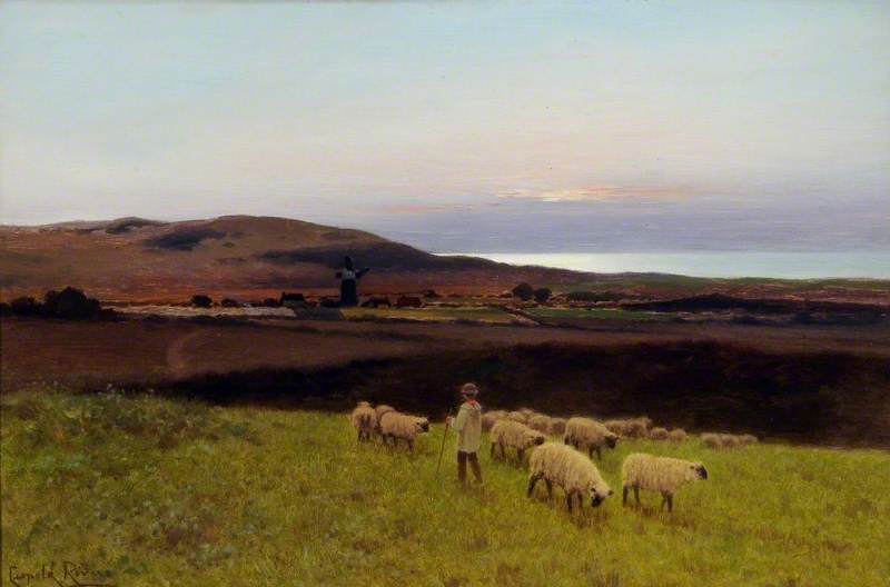 Moorland With Sheep — Leopold Rivers