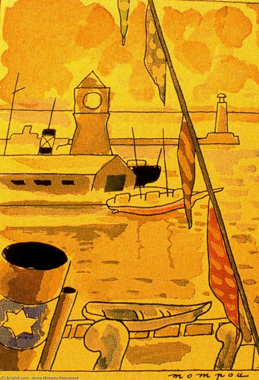 Four Illustrations For The The Book Paradiso — Josep Mompou Dencausse