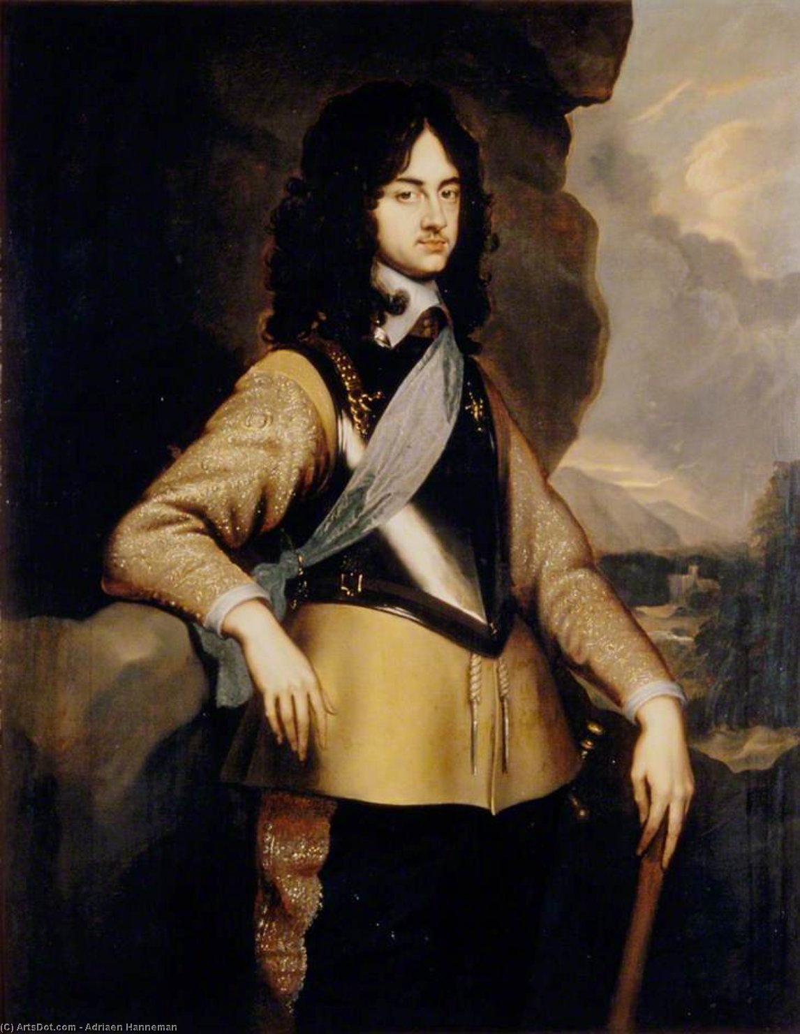 King Charles Ii — Adriaen Hanneman