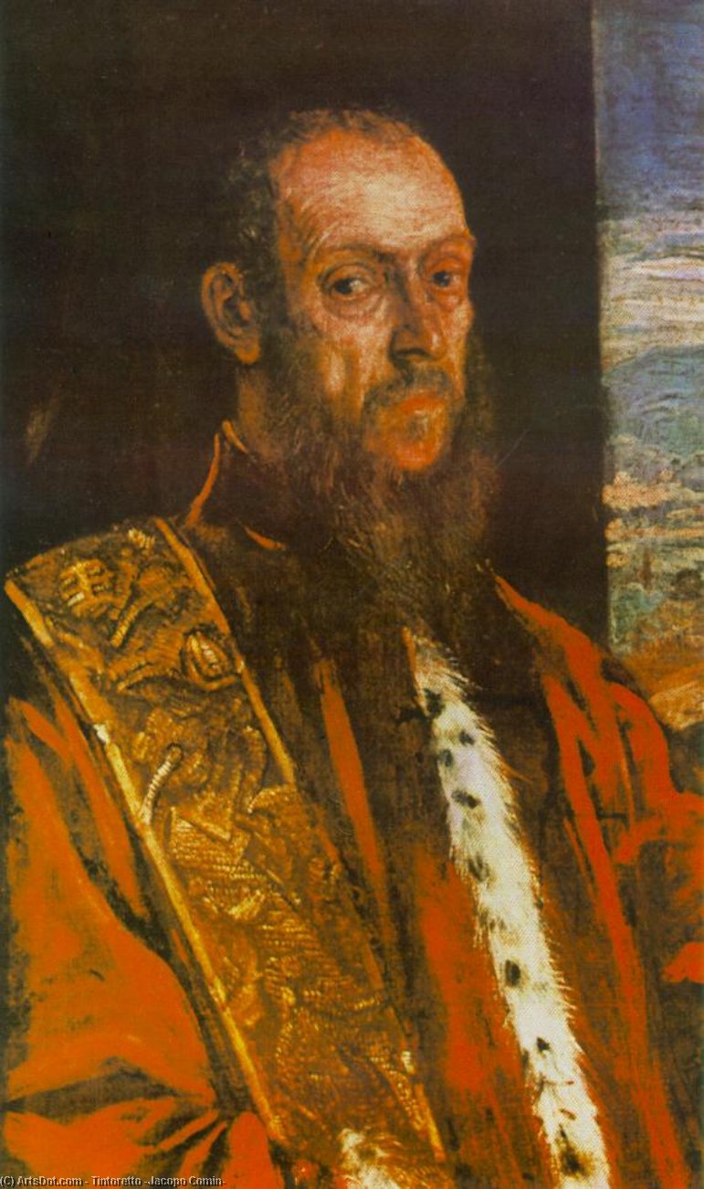 Retrato De Vincenzo Morosini — Jacopo Tintoretto