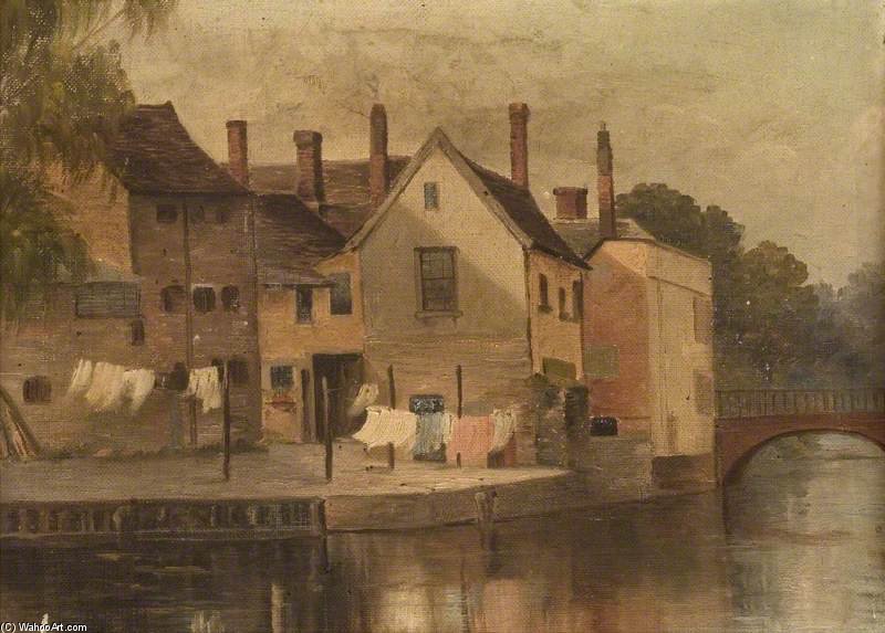 Fisher Lane By Great Bridge, Cambridge — Edward Robert Hughes