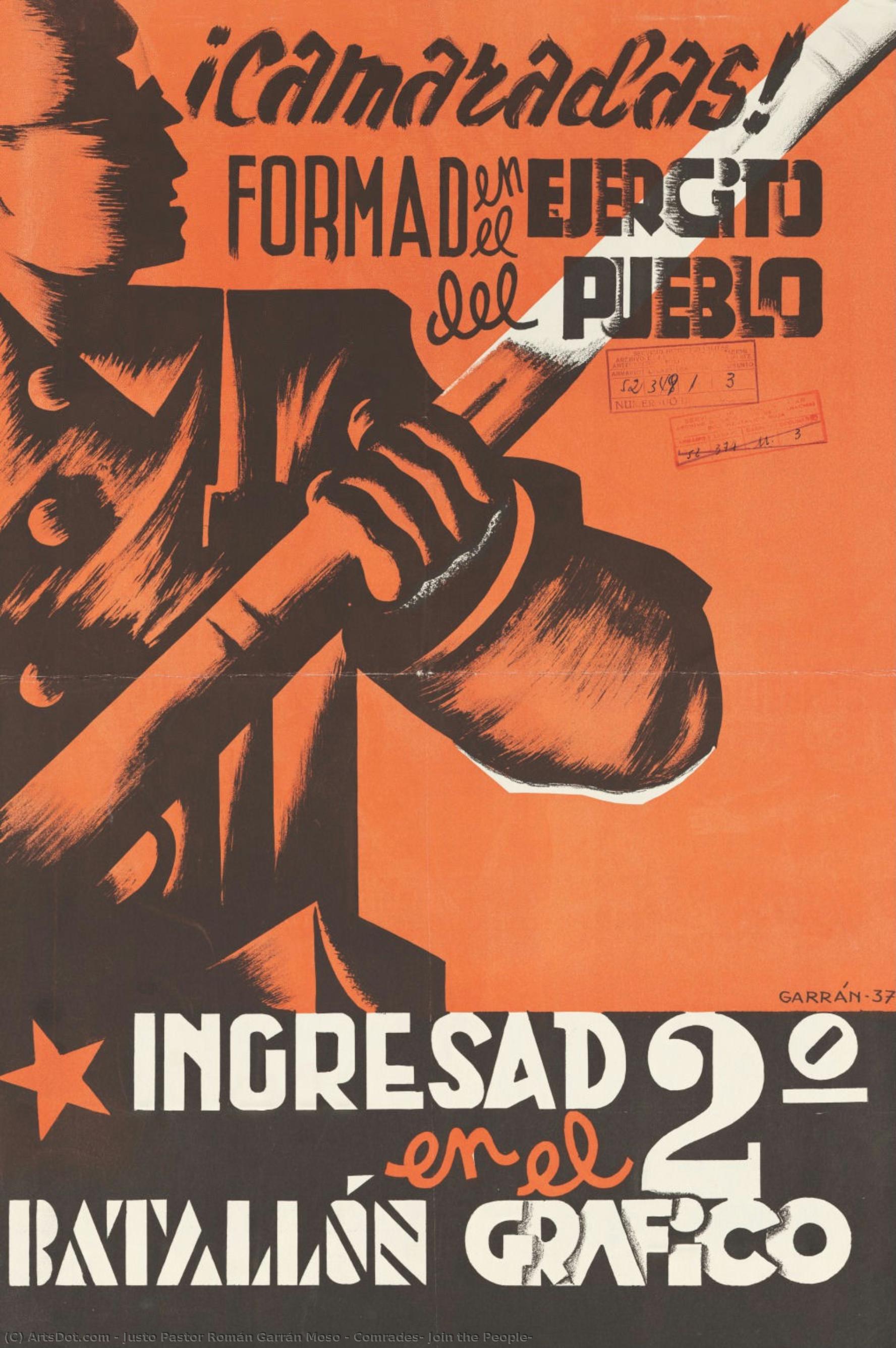Comrades! Join The People — Justo Pastor Garrán Moso