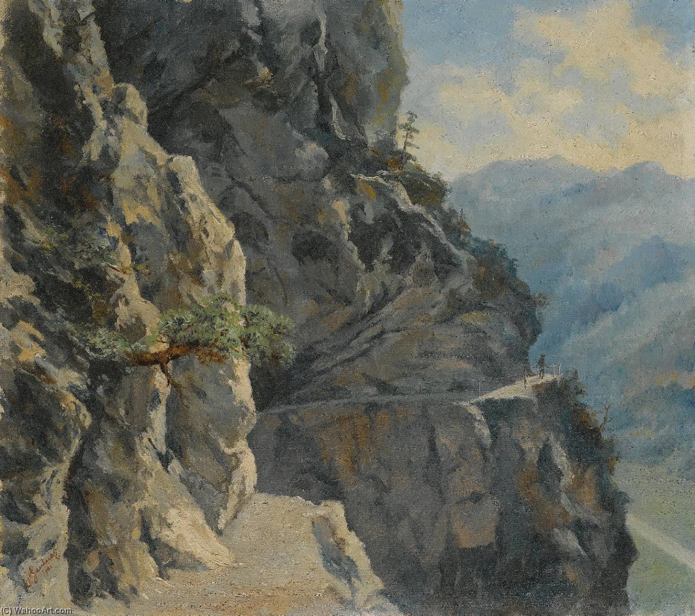 The Fürstensteig In Liechtenstein — Hans Gantner