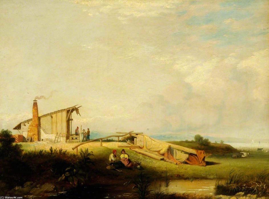 Near Eastbourne, East Sussex, With A View Of Pevensey Bay — James Baker Pyne