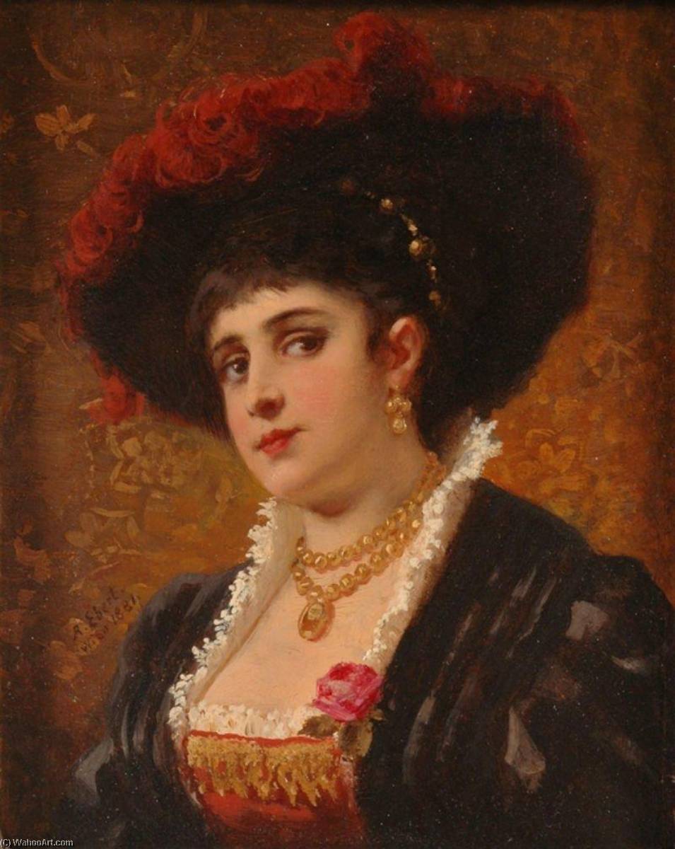 Lady In Renaissance Costume — Anton Ebert