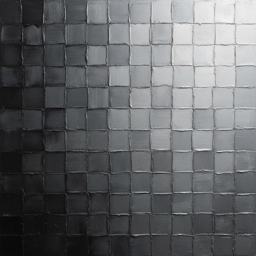 Monolithic Grayscale Relief: A Meditative Study Of Structured Light And Obsidian Shadows — David Moreau