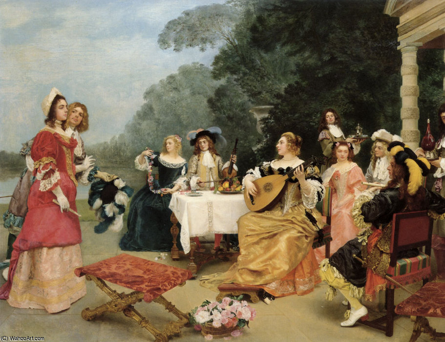 The Recital — Gustave Jean Jacquet