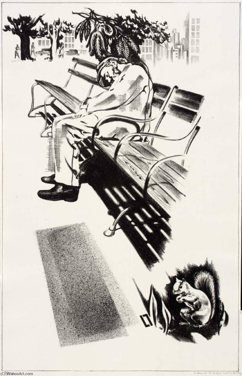 In The Park No Job — Louis Lozowick