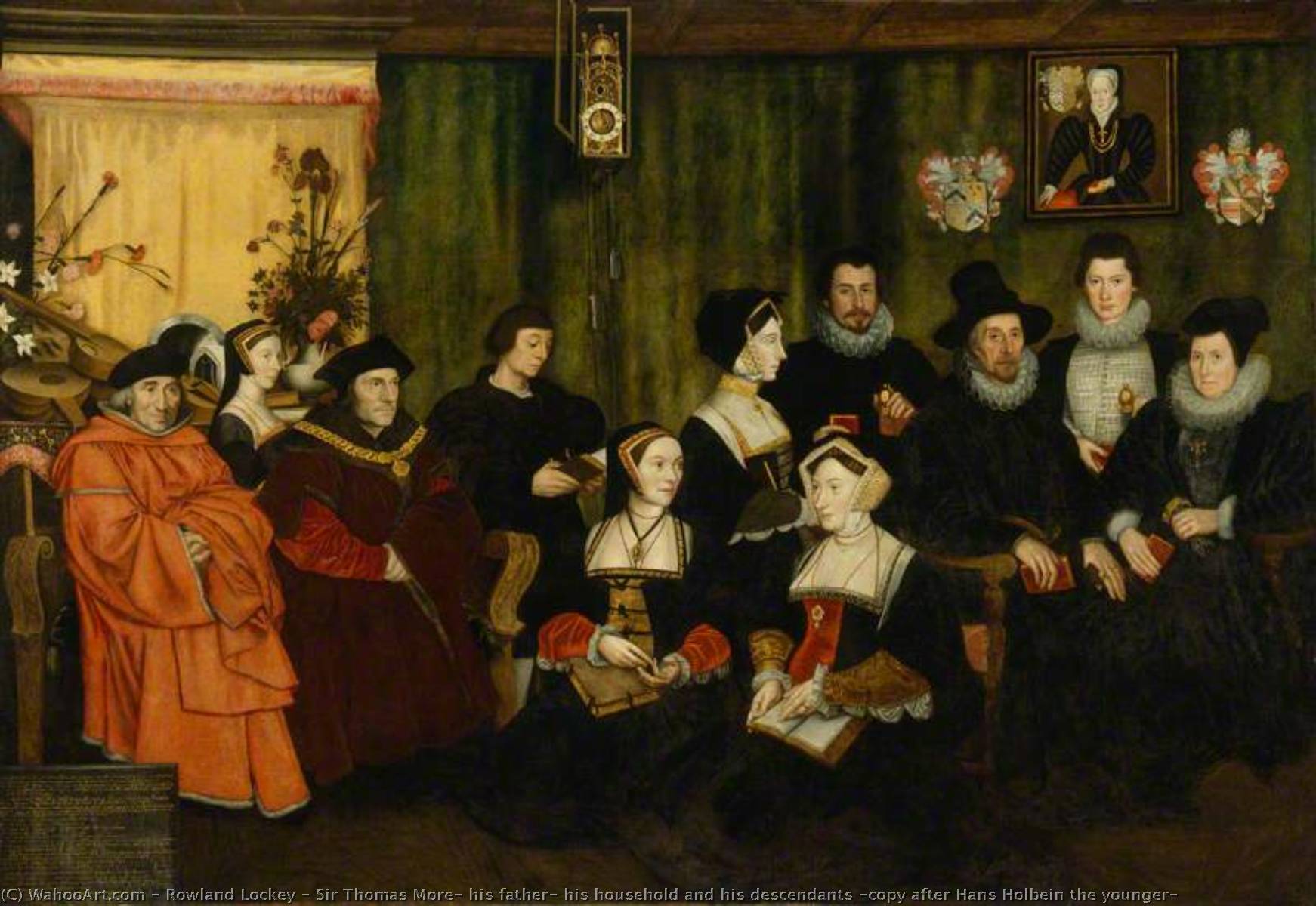 Sir Thomas More, His Father, His Household And His Descendants (copy After Hans Holbein The Younger) — Rowland Lockey