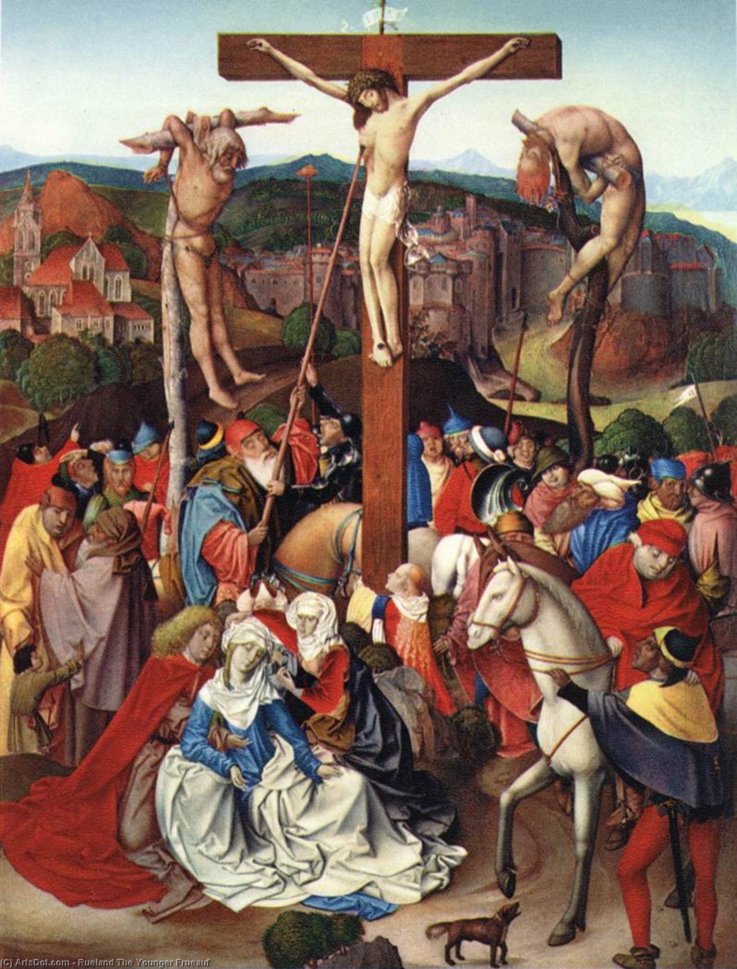 Crucifixion — Rueland The Younger Frueauf