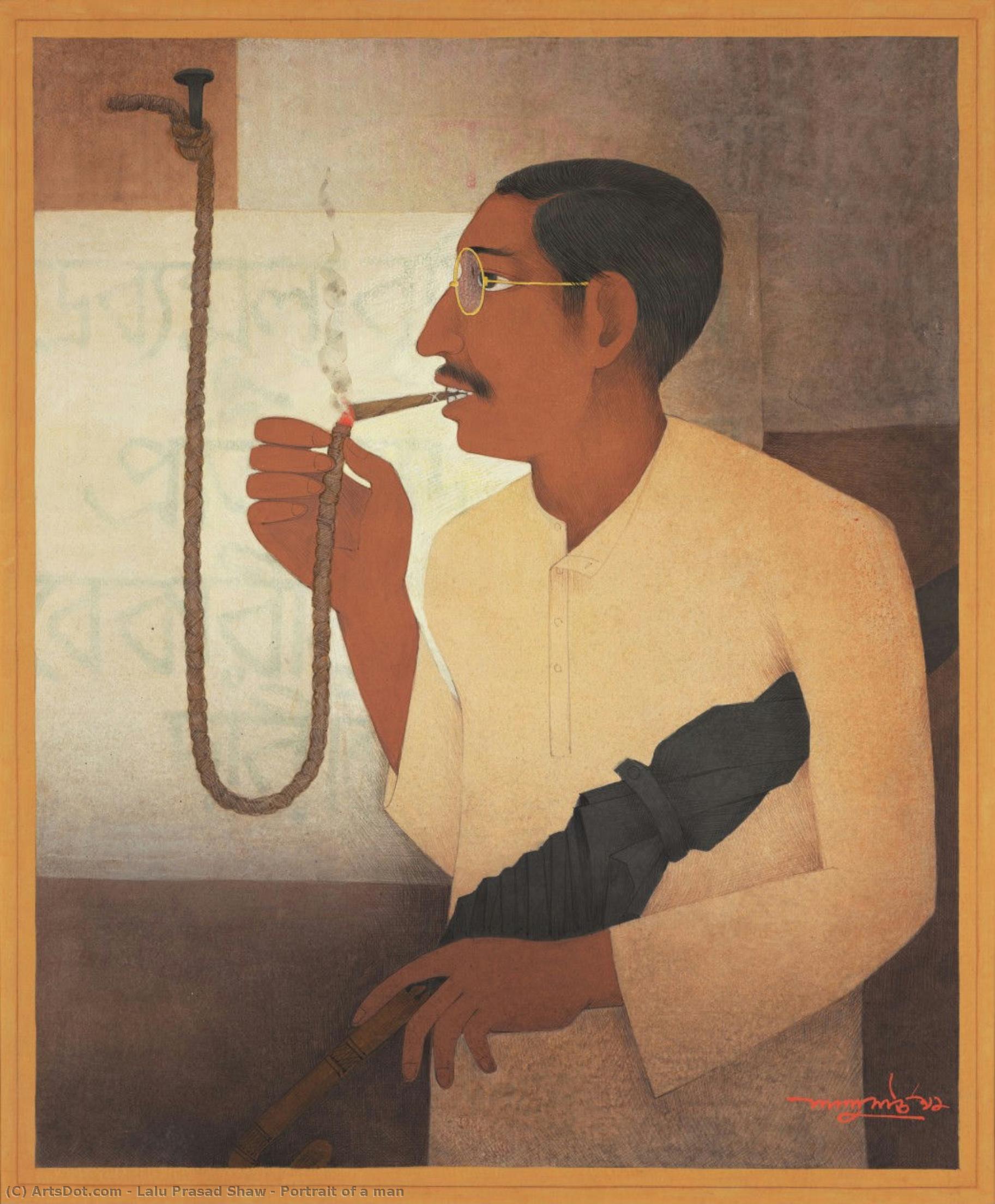 Portrait Of A Man — Lalu Prasad Shaw
