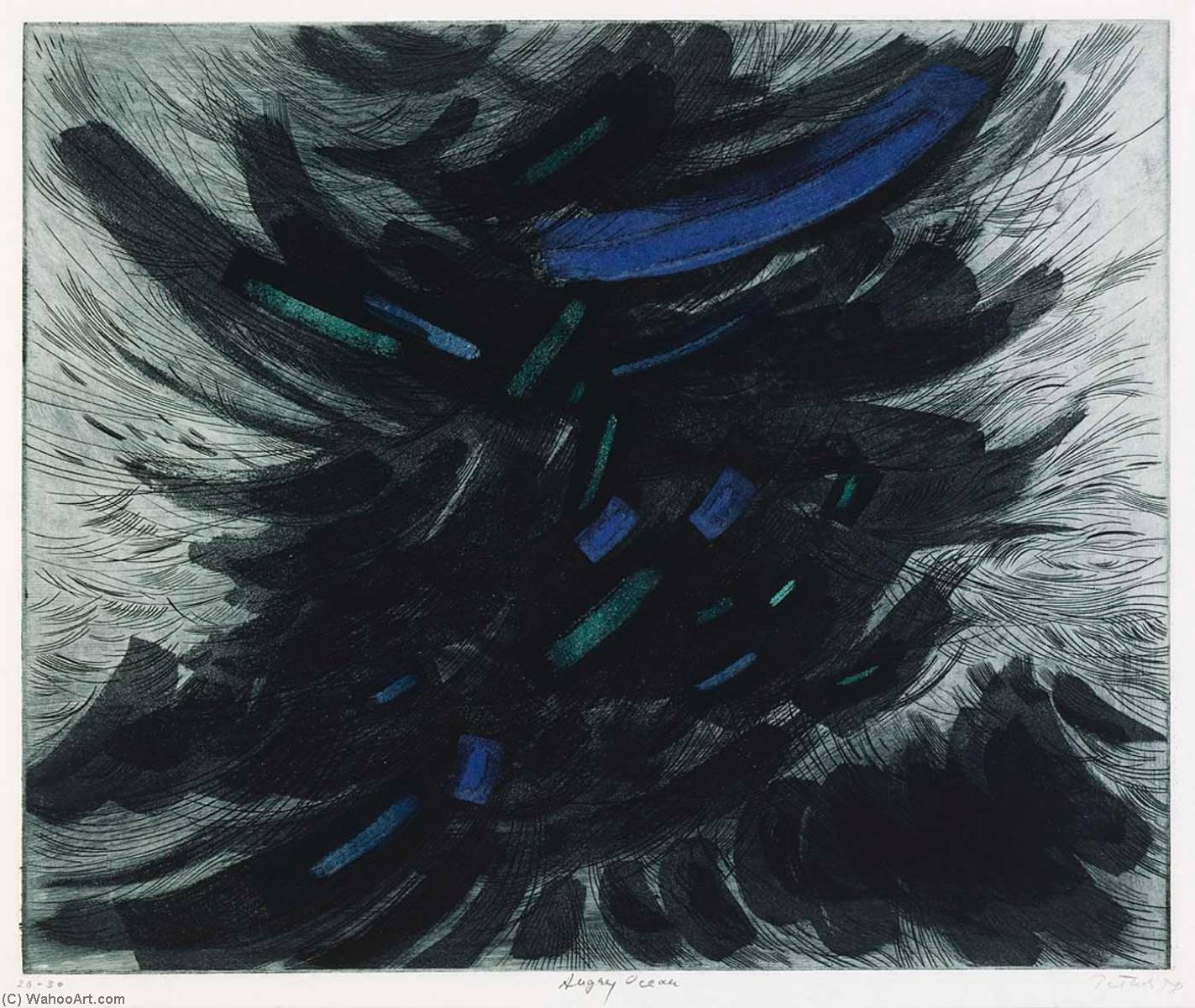 Angry Waves — Gabor Peterdi