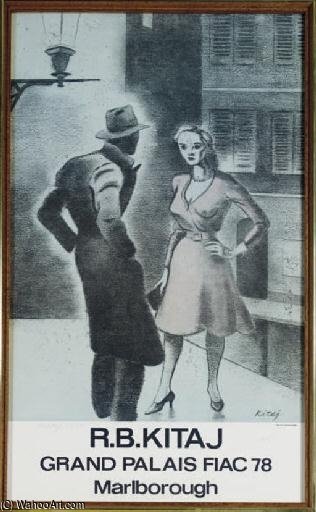 Poster Of Femme De Peuple Ii — Ronald Brooks Kitaj