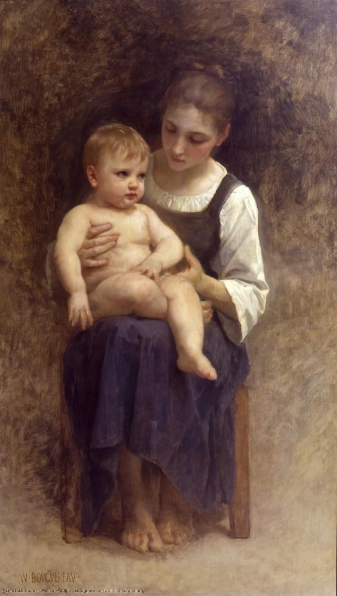 Unfinished Painting — William-adolphe Bouguereau