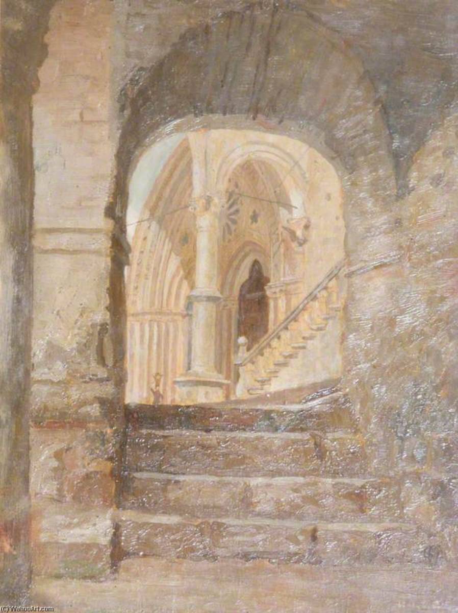 The Basilica Of St Francis, Lower Entrance Of The Church At Assisi — Hugh De Twenebrokes Glazebrook