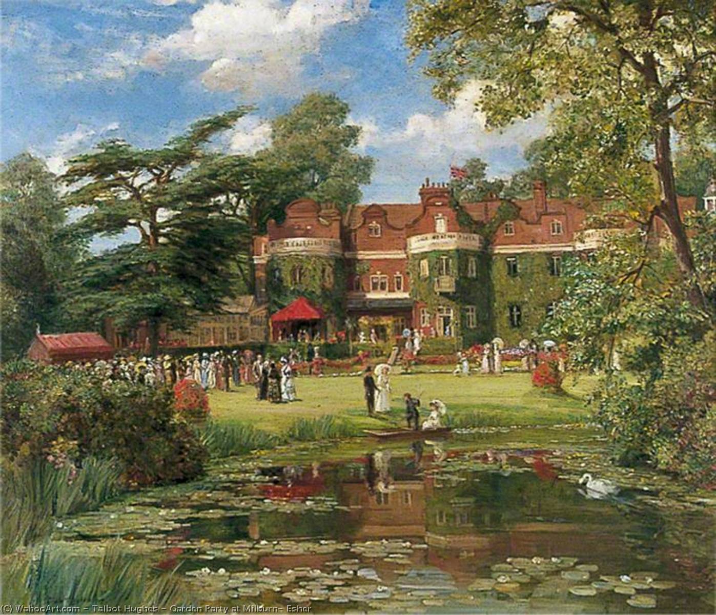 Garden Party At Milburn, Esher — Talbot Hughes