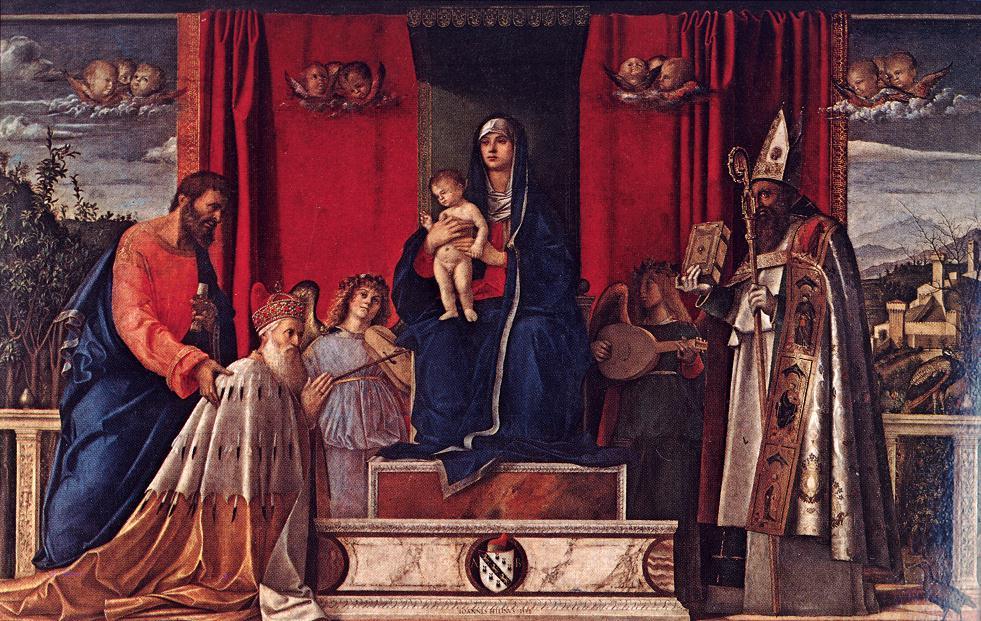 Barbarigo-altarbild — Giovanni Bellini (giambellino)