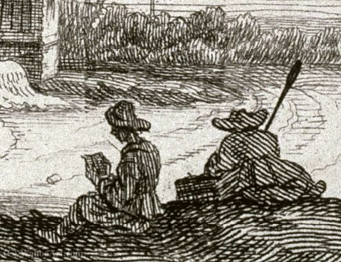 Detail Kerck Tot Sloten (church At Sloten), Plate 8 From A Set Of Thirteen. — Claes Jansz The Younger Visscher