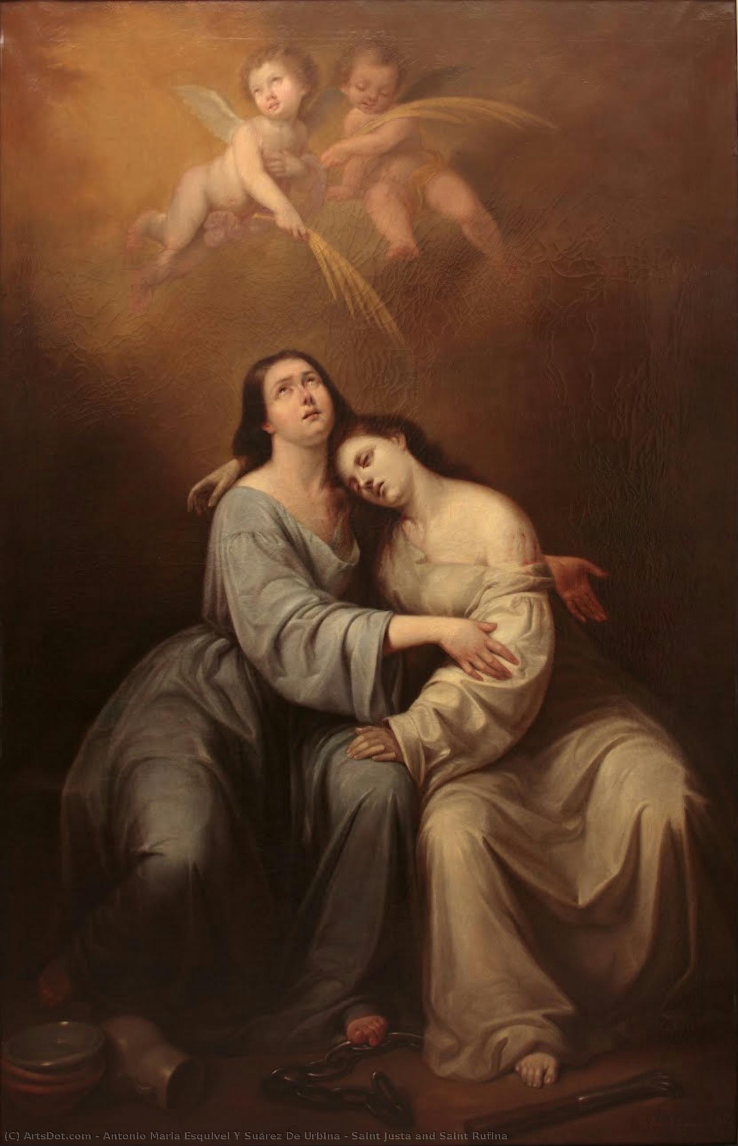 Saint Justa And Saint Rufina — Antonio Maria Esquivel Y Suárez De Urbina