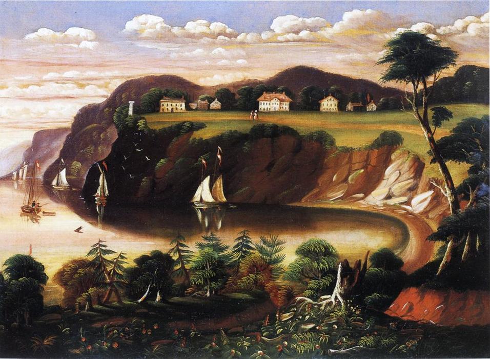 Sailing On The Hudson River — Thomas Chambers