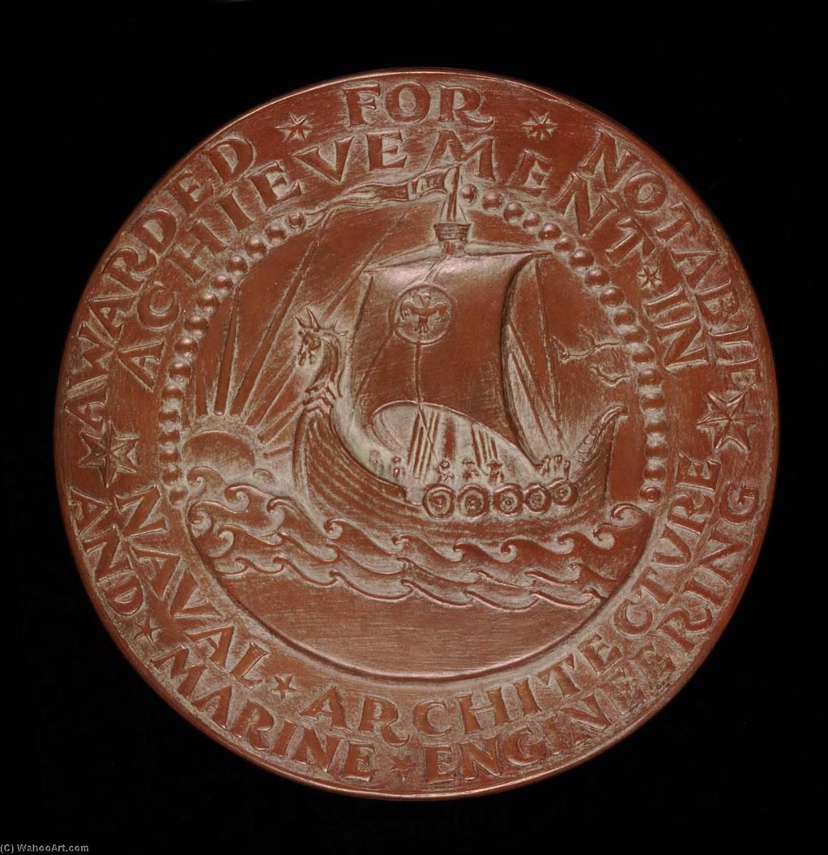 David W. Taylor Medal Awarded For Notable Achievement In Navy Architecture And Marine Engineering (reverse) — Anthony De Francisci