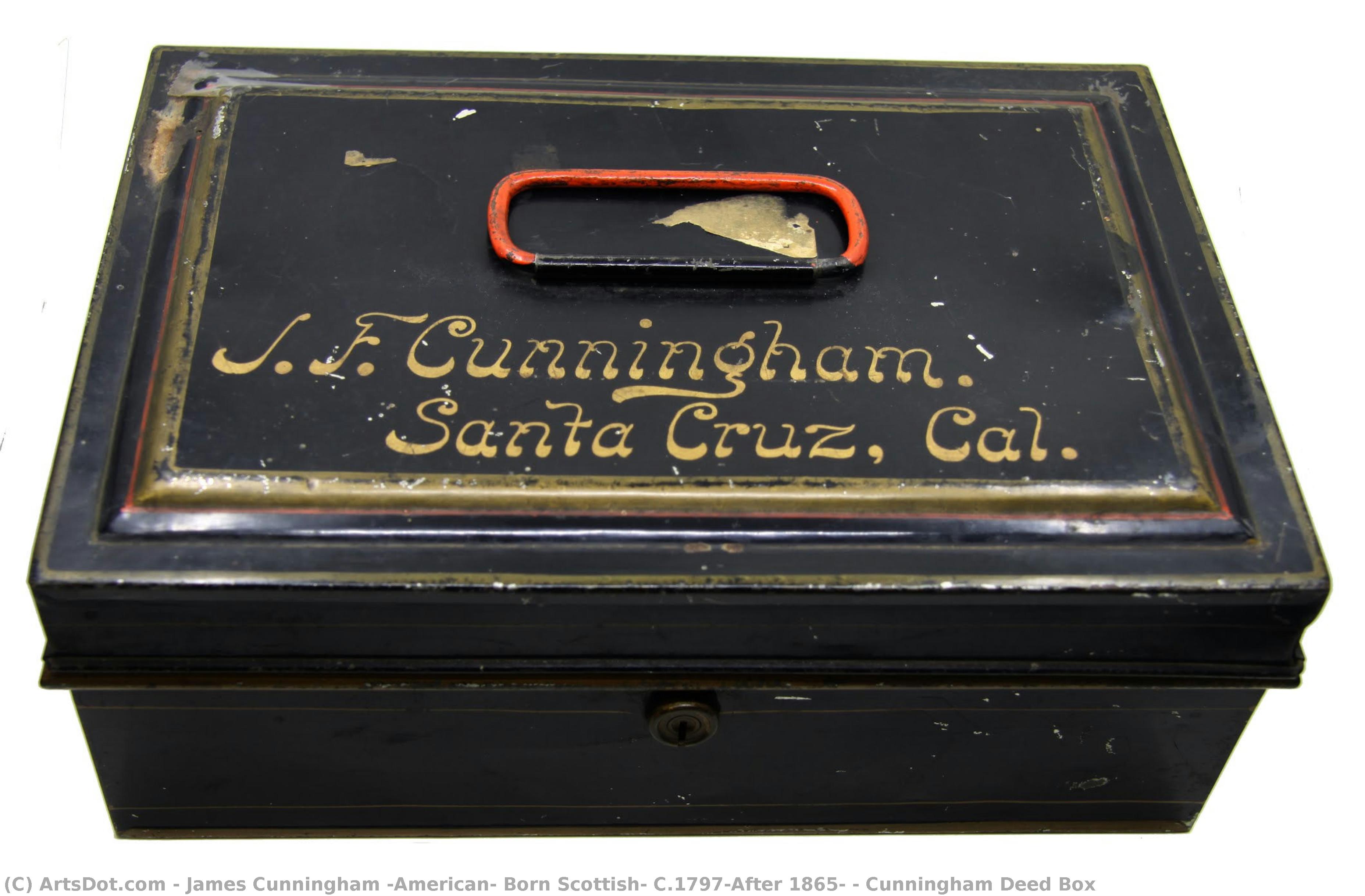 Cunningham Deed Box — James Cunningham (american, Born Scottish, C.1797-after 1865)