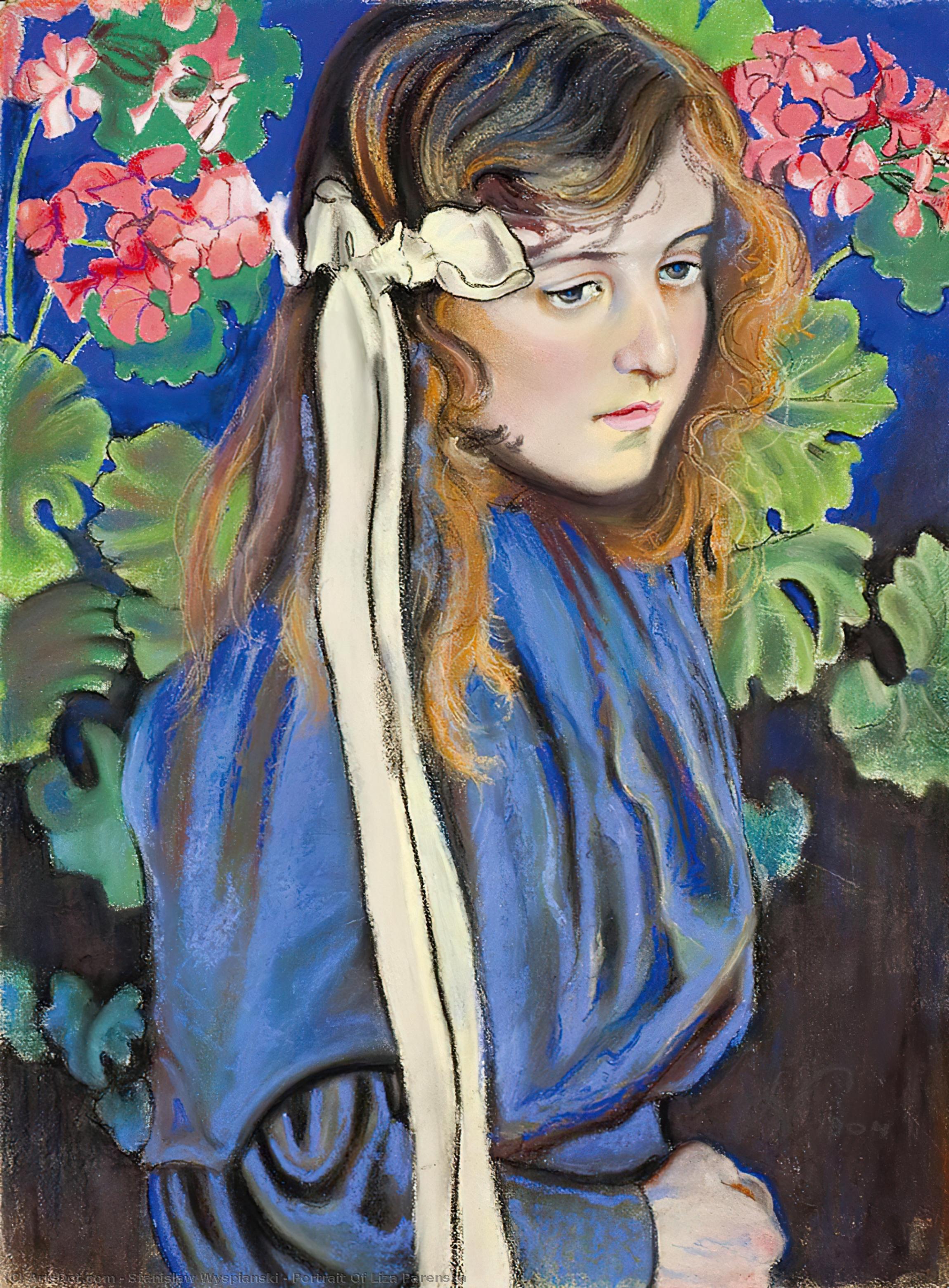 Portrait Of Liza Parenska — Stanislaw Wyspianski