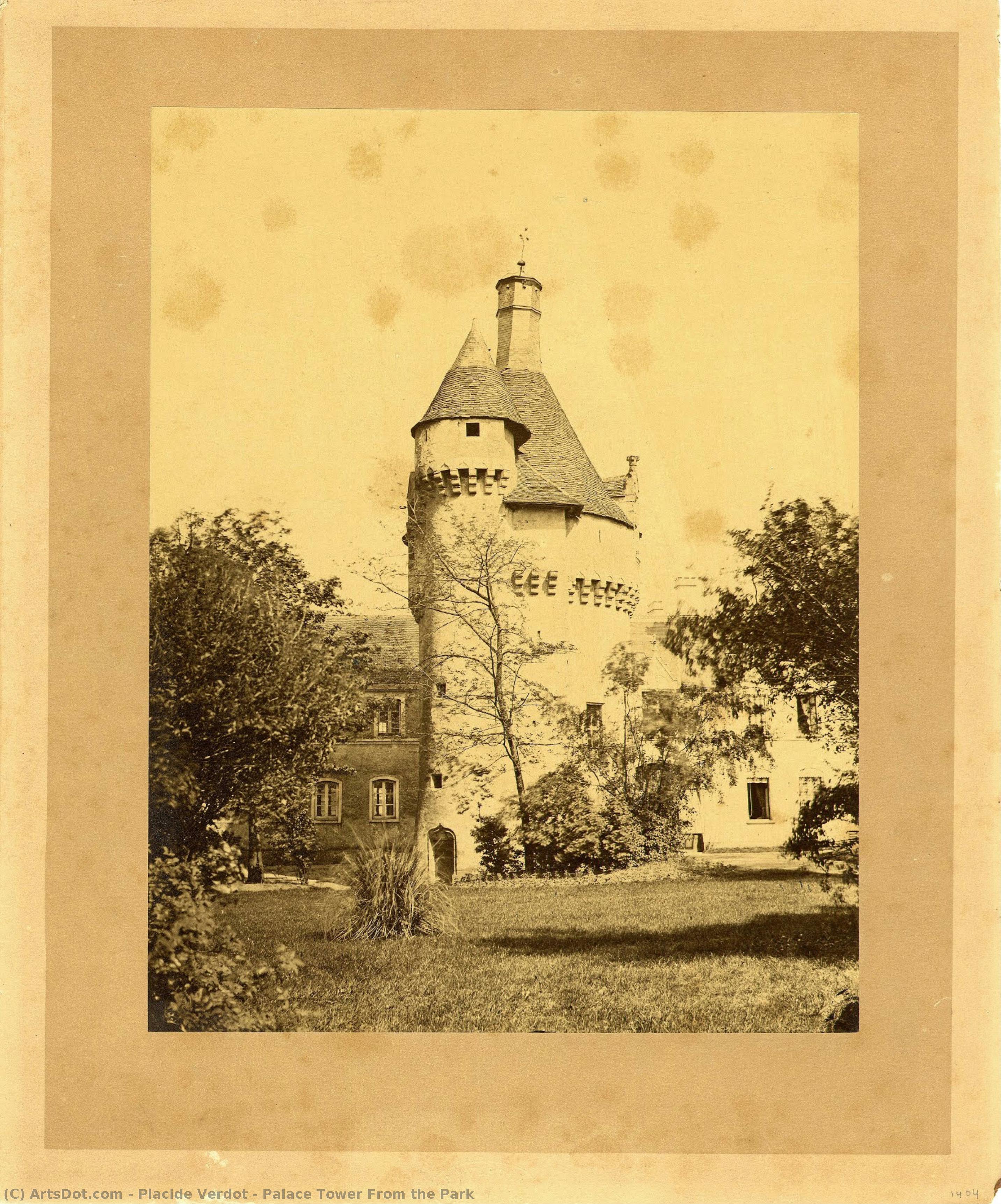Palace Tower From The Park — Placide Verdot