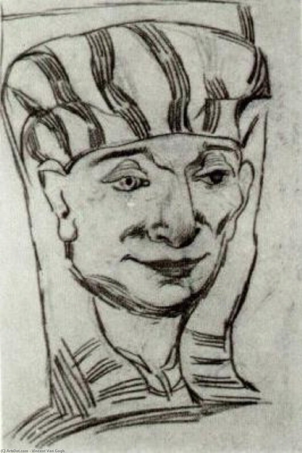 Mask Of An Egyptian Mummy 2 — Vincent Willem Van Gogh
