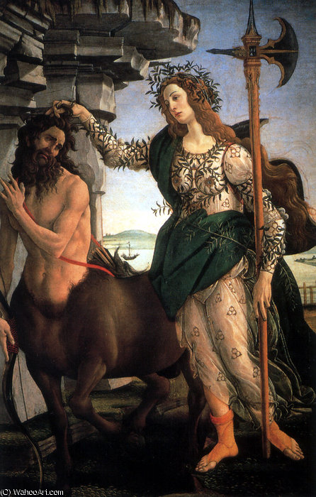 Minerva And The Centaur — Сандро Ботичели