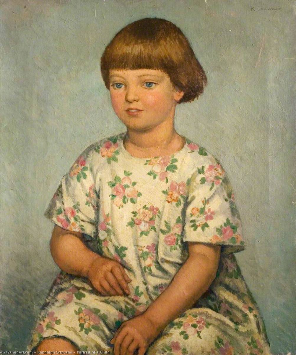 Portrait Of A Child — Randolph Schwabe