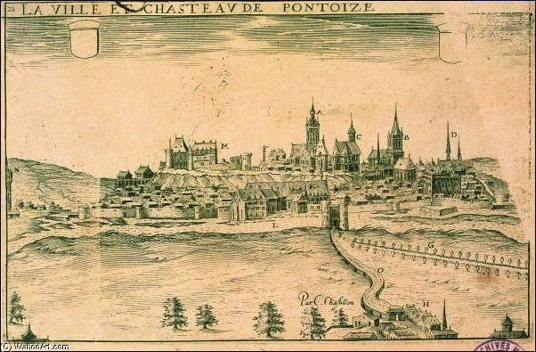 La Ville Et Le Chasteau De Pontoiz — Claude Chastillon