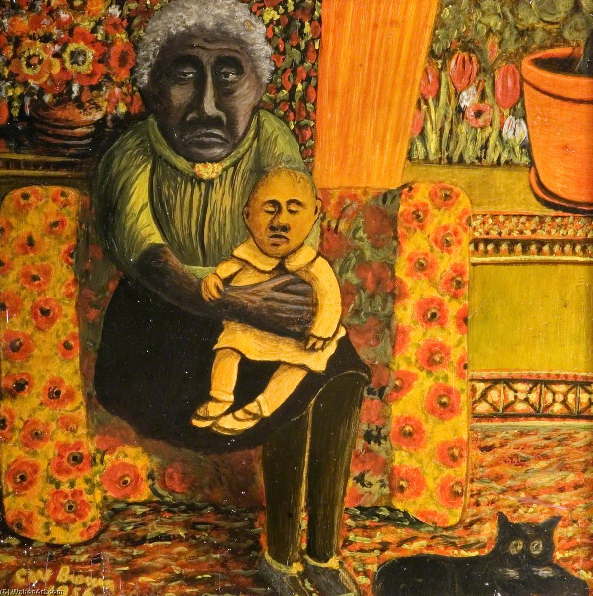 Woman And Child — Charles William Brown