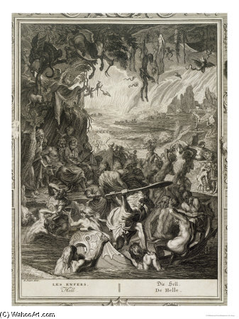 Picart Scene Of Hell — Bernard Picart