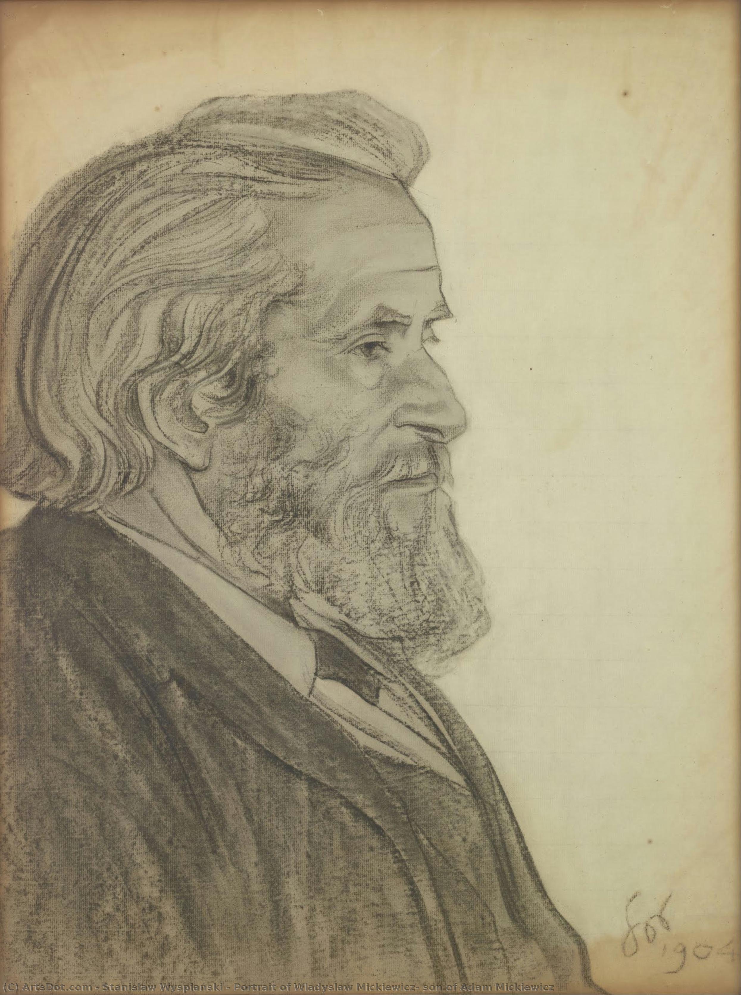 Portrait Of Wladyslaw Mickiewicz, Son Of Adam Mickiewicz — Stanislaw Wyspianski