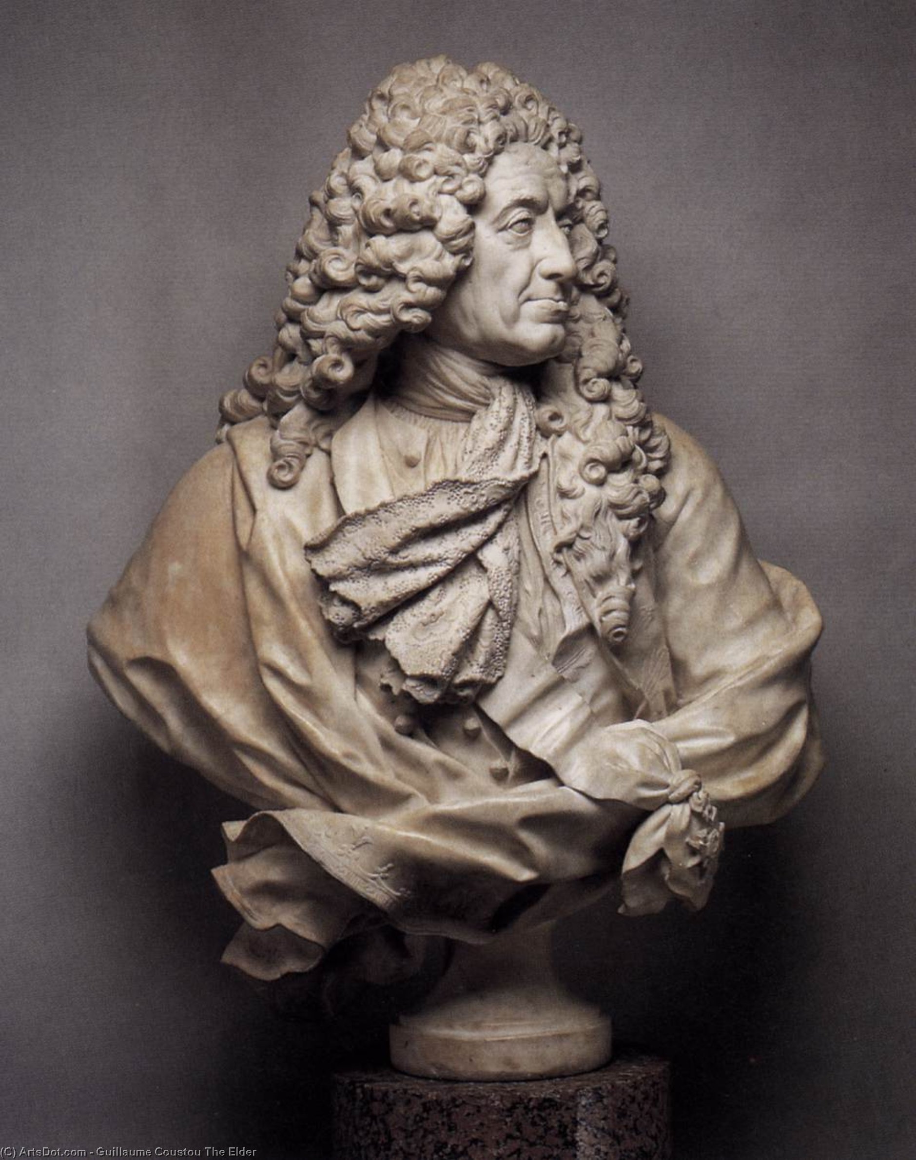 Bust Of Samuel Bernard — Guillaume Coustou El Mayor