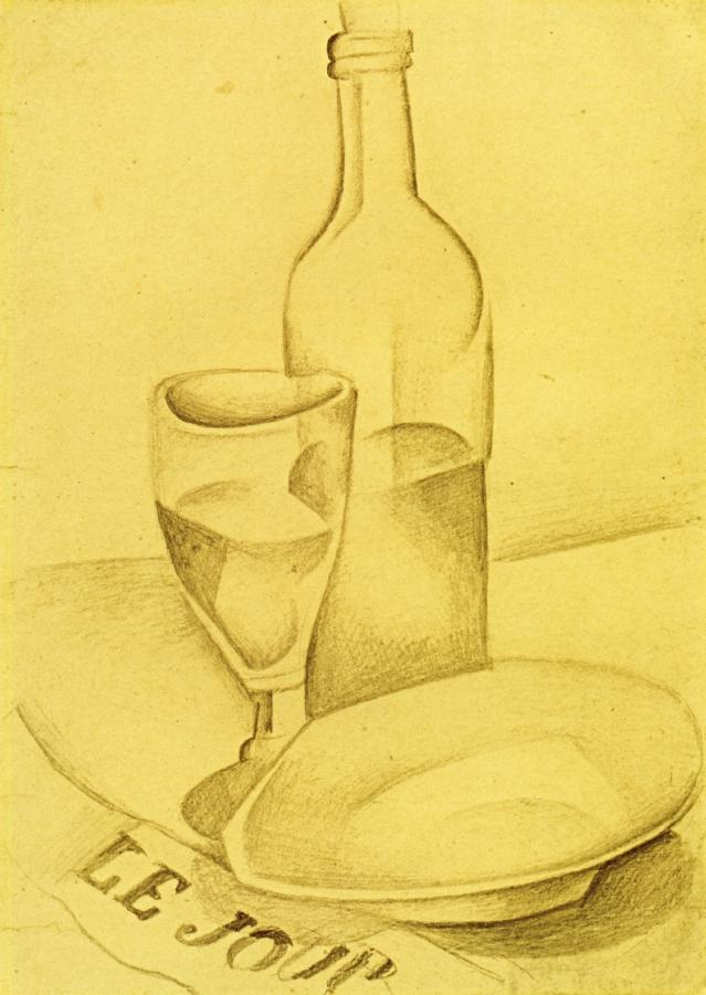 Still Life With Newspaper 02 — Juan Gris
