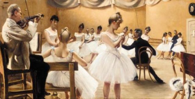 Time At Kgleaters Balletschool — Paul Gustave Fischer