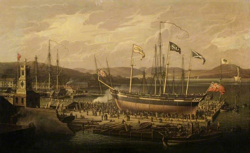 Launch Of The 'christian' — Robert W. Salmon