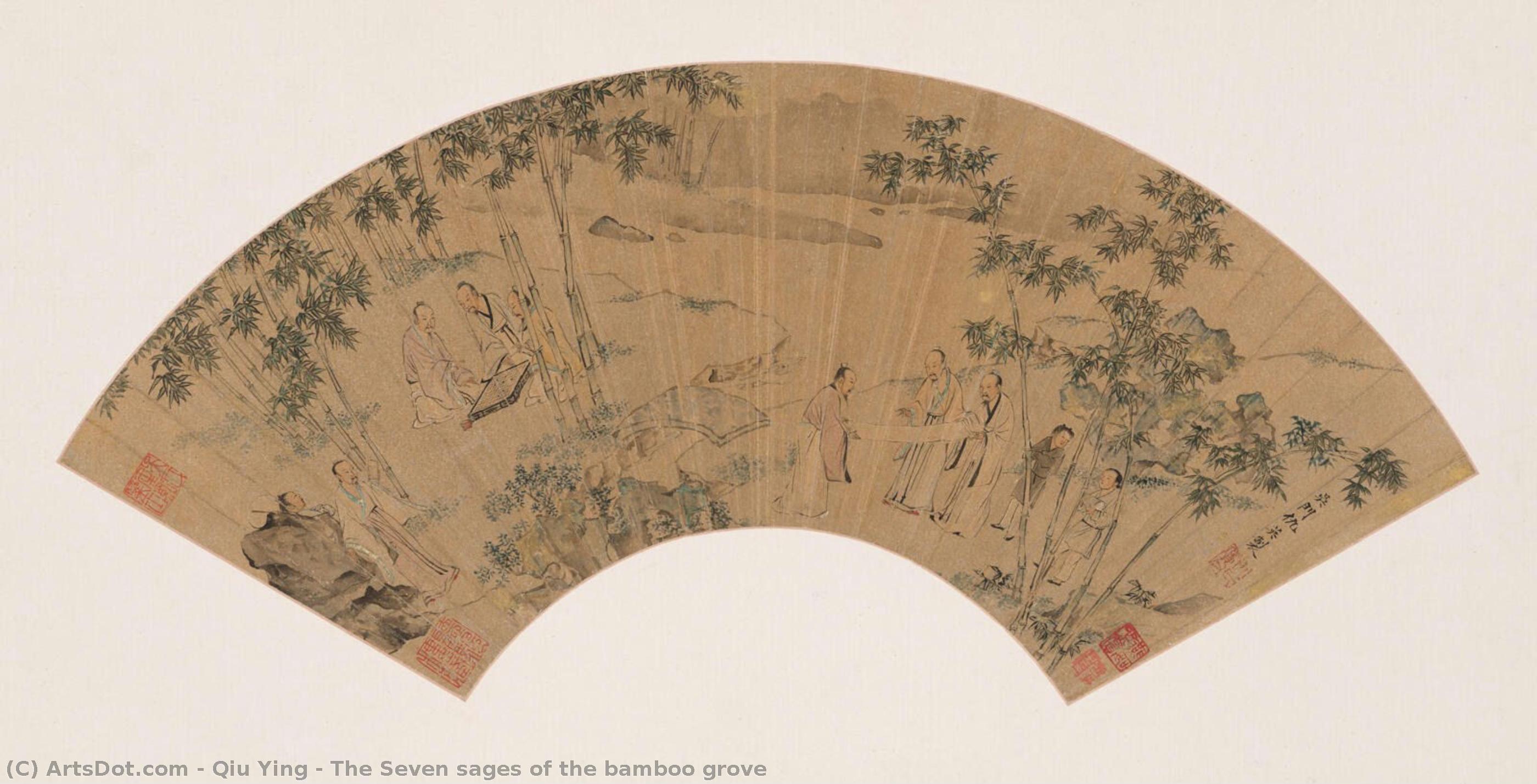 The Seven Sages Of The Bamboo Grove — Qiu Ying