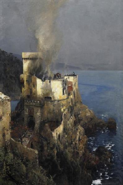 Finale On The Italian Riviera (finale An Der Italienischen Riviera) — Eugen Felix Prosper Bracht
