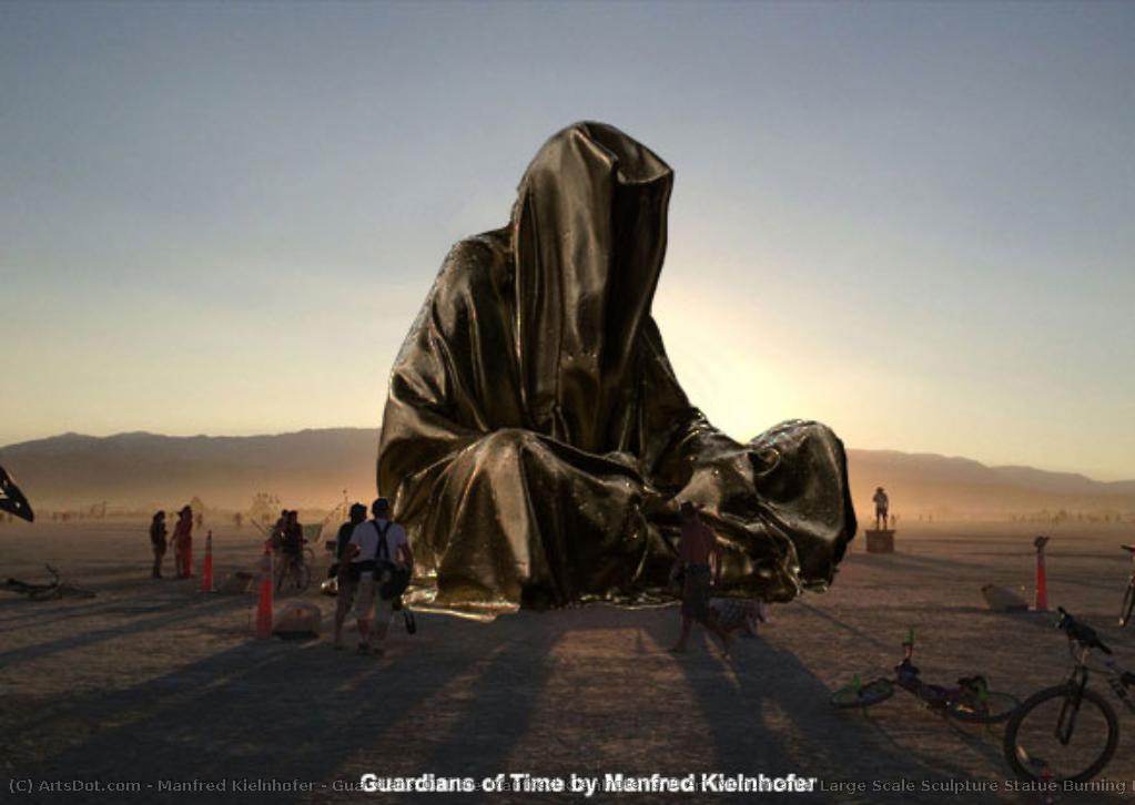 Guardians Of Time Manfred Kielnhofer 3 D Art Monumental Large Scale Sculpture Statue Burning Man — Manfred Kielnhofer