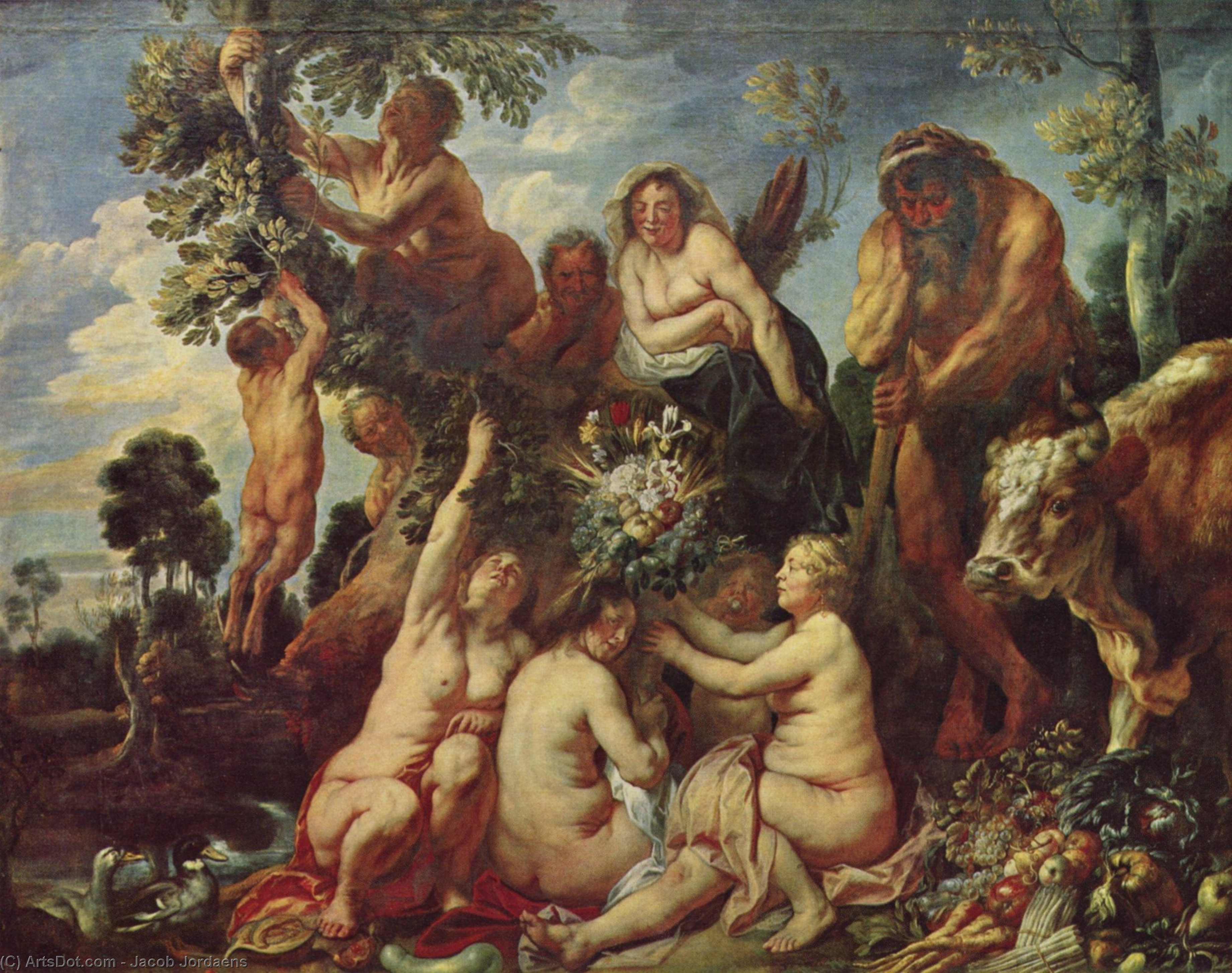 The Abundance Of The Earth — Jakob Jordaens