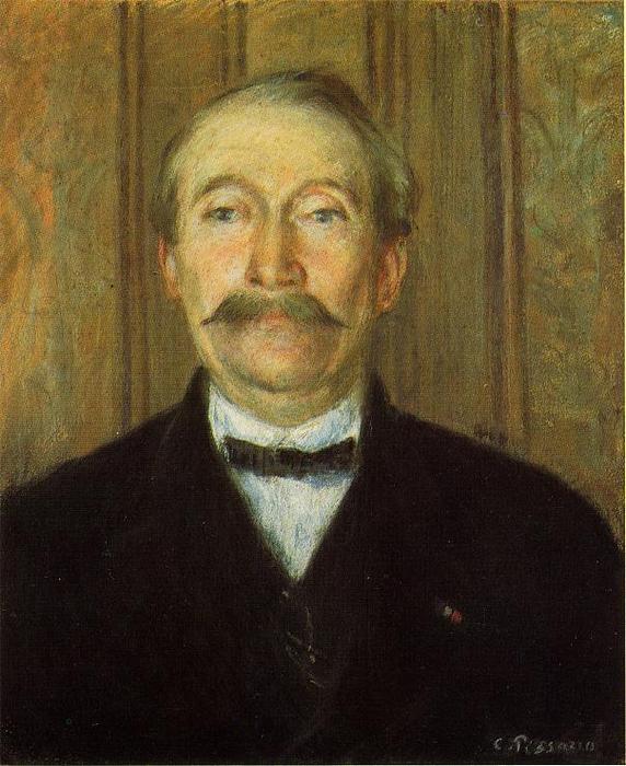 Portrait Of Pere Papeille, Pontoise — Camille Pissarro
