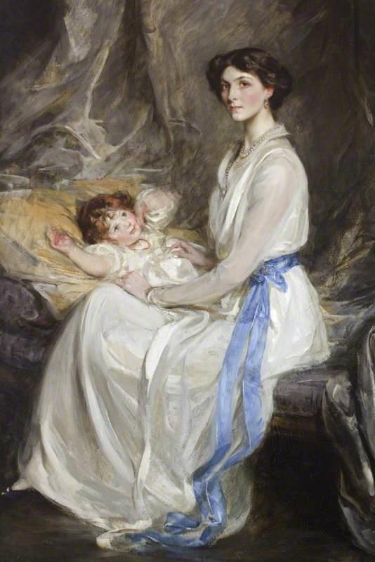 Lady Winifred Paget And Her Infant Son — Sir James Jebusa Shannon